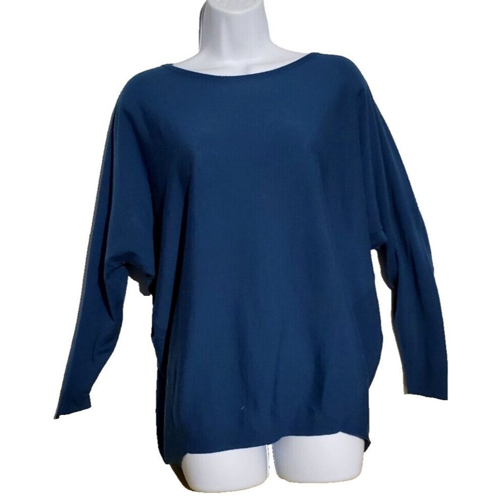 Lafayette 148 New York Wool Pullover Sweater Women's Size S Small Dolman Sleeve